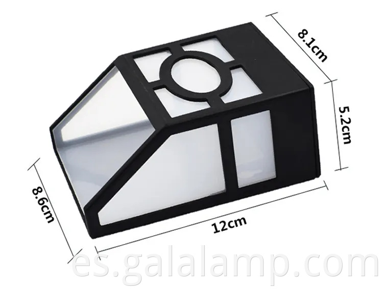Luz de pared de doble aire exterior de doble LED moderno y elegante